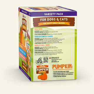 Weruva Pumpkin Patch Up! Pumpkin Pumpkin, What's Your Function? Variety Pack Dog & Cat Wet Food Supplement, 2.8-oz, case of 12