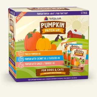 Weruva Pumpkin Patch Up! Pumpkin Pumpkin, What's Your Function? Variety Pack Dog & Cat Wet Food Supplement, 2.8-oz, case of 12