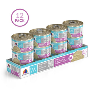 Weruva Wx Phos Focused Tilapia & Tuna Formula Grain-Free Puree Wet Cat Food, 3-oz can, case of 12