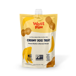 West Paw Peanut Butter & Banana Creamy Dog Treat