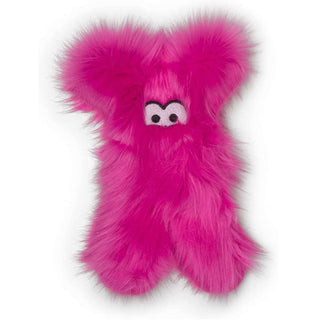 West Paw Rowdies Darby Squeaky Plush Dog Toy, Pink