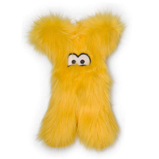 West Paw Rowdies Darby Squeaky Plush Dog Toy, Yellow