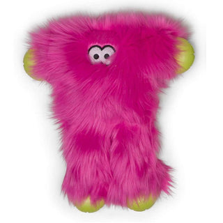 West Paw Rowdies Peet Squeaky Plush Dog Toy, Pink