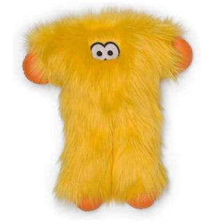 West Paw Rowdies Peet Squeaky Plush Dog Toy, Yellow