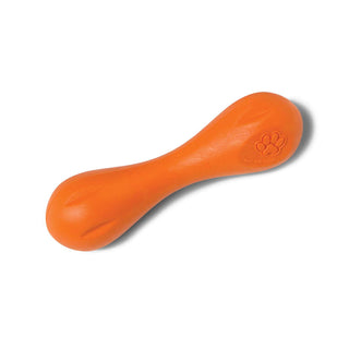 West Paw Zogoflex Hurley Tough Dog Toy, Small, Tangerine