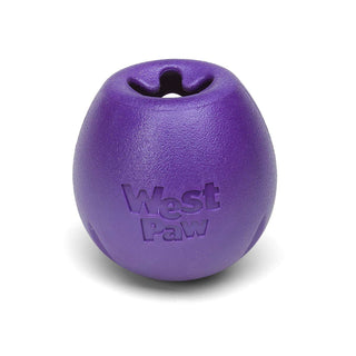 West Paw Zogoflex RUMBL Treat Dispensing Dog Toy, Large, Eggplant Purple