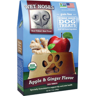 Wet Noses Apple & Ginger Flavor Organic Dog Treats, 14-oz Box