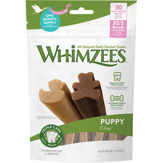 WHIMZEES Puppy Dental Dog Treats, Small, 30 count