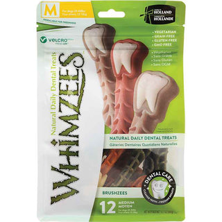 Whimzees Toothbrush Dog Treats, Medium