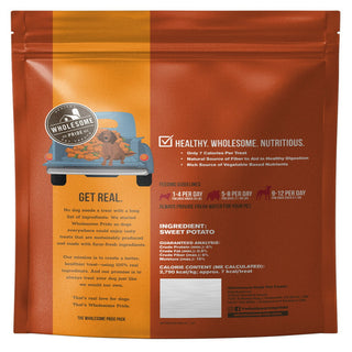 Wholesome Pride Sweet Potato Mini Bites Dehydrated Dog Treats, 8-oz Bag