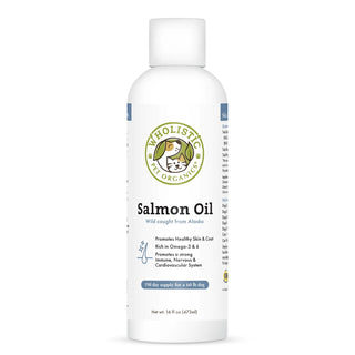 Wholistic Pet Organics Wild Deep Sea Salmon Oil Dog Supplement