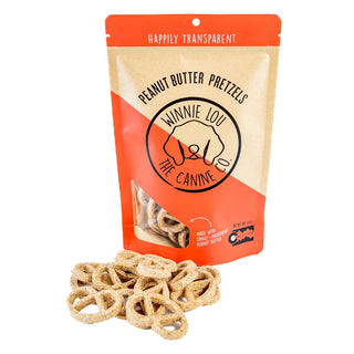 Winnie Lou Peanut Butter Pretzels Dog Treats