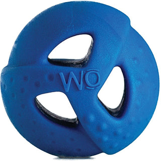 WO Ball USA Dog Toy, Blue