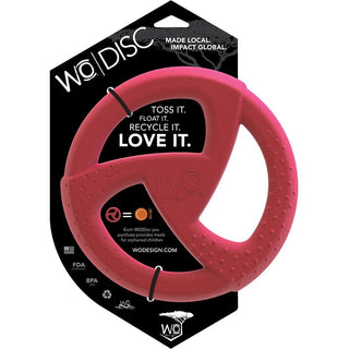 WO Disc Dog Toy, Cranberry