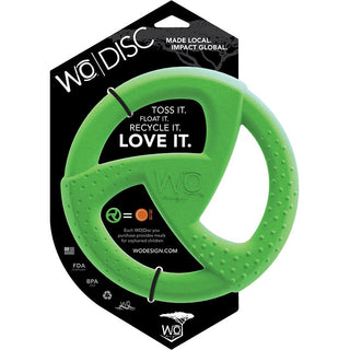 WO Disc Dog Toy, Green