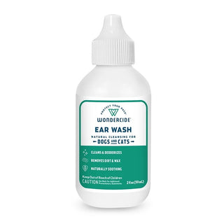 Wondercide Deodorizing Ear Wash for Dogs and Cats, 2-oz Bottle