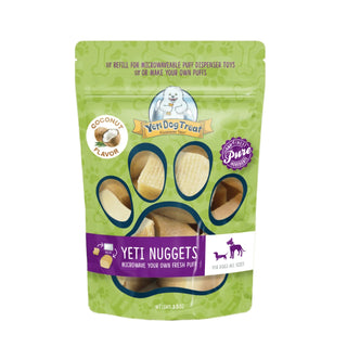 Yeti Coconut Flavored Yeti Nuggets Dog Treats, 3.5-oz Bag