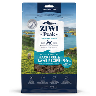 Ziwi Air-Dried Mackerel & Lamb Recipe Cat Food, 14-oz Bag