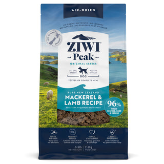 Ziwi Air-Dried Mackerel & Lamb Recipe Food For Dogs, 5.5-lb Bag