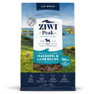 Ziwi Air-Dried Mackerel & Lamb Recipe Food For Dogs, 2.2-lb Bag