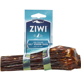 ZiwiPeak Deer Shank Dog Bone Treat, Half