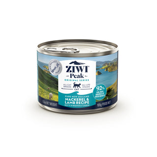 ZIWI Peak Mackerel & Lamb Recipe Canned Cat Food, 6.5-oz, case of 12