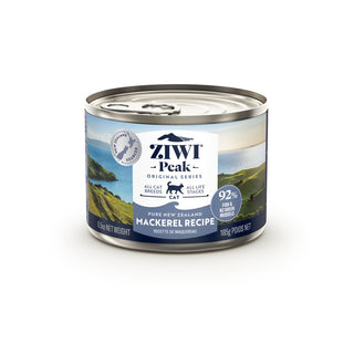 ZIWI Peak Mackerel Recipe Canned Cat Food, 6.5-oz, case of 12