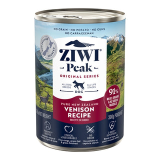 ZIWI Peak Venison Recipe Canned Dog Food, 13.75-oz, case of 12